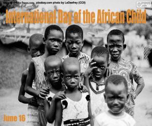 yapboz Uluslararası Afrikalı Çocuk Günü